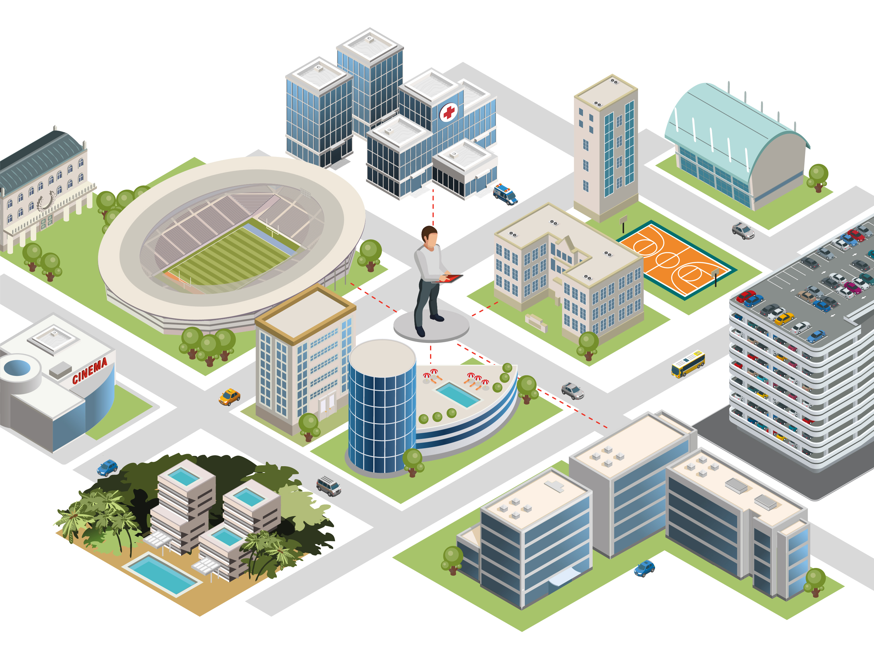 Public spaces graphic