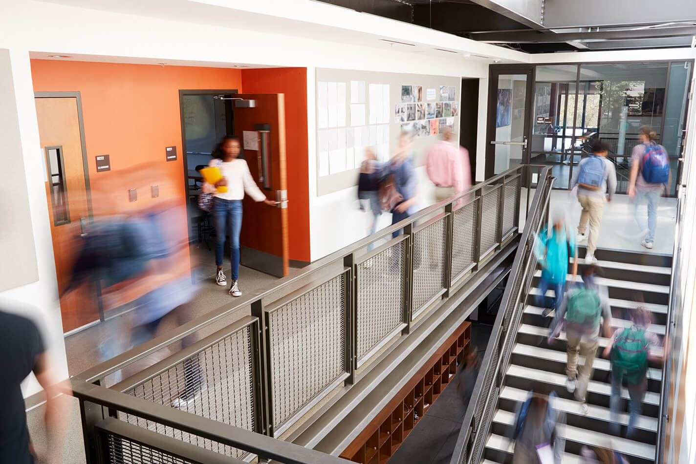 Busy high school