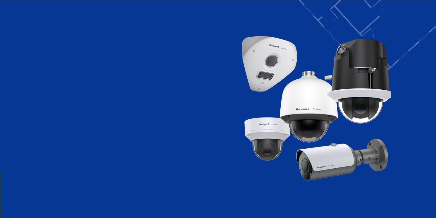 Explore the range of Honeywell security cameras including dome, bullet, and PTZ models. Designed for reliable surveillance and advanced monitoring in residential and commercial environments.