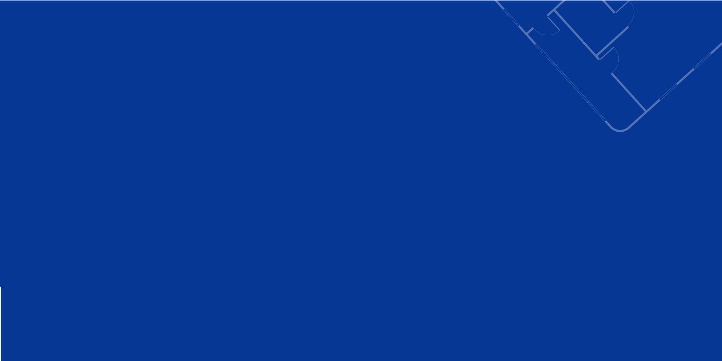 Big blue background and part of a blueprint