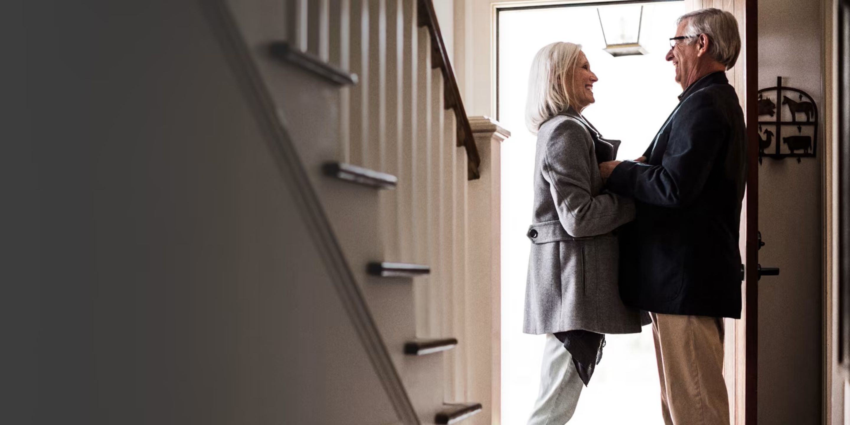 Onity Senior Living Couple in Doorway