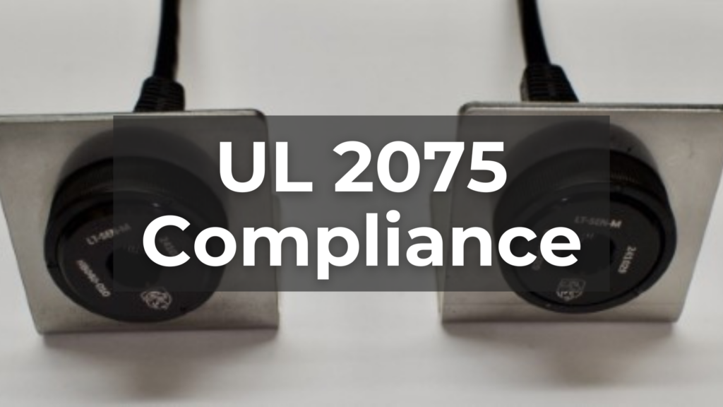 Ensure safety with UL 2075 compliant gas detection modules. These compact devices, mounted on metal plates with attached cables, are engineered for reliable performance in industrial environments requiring certified gas monitoring solutions.