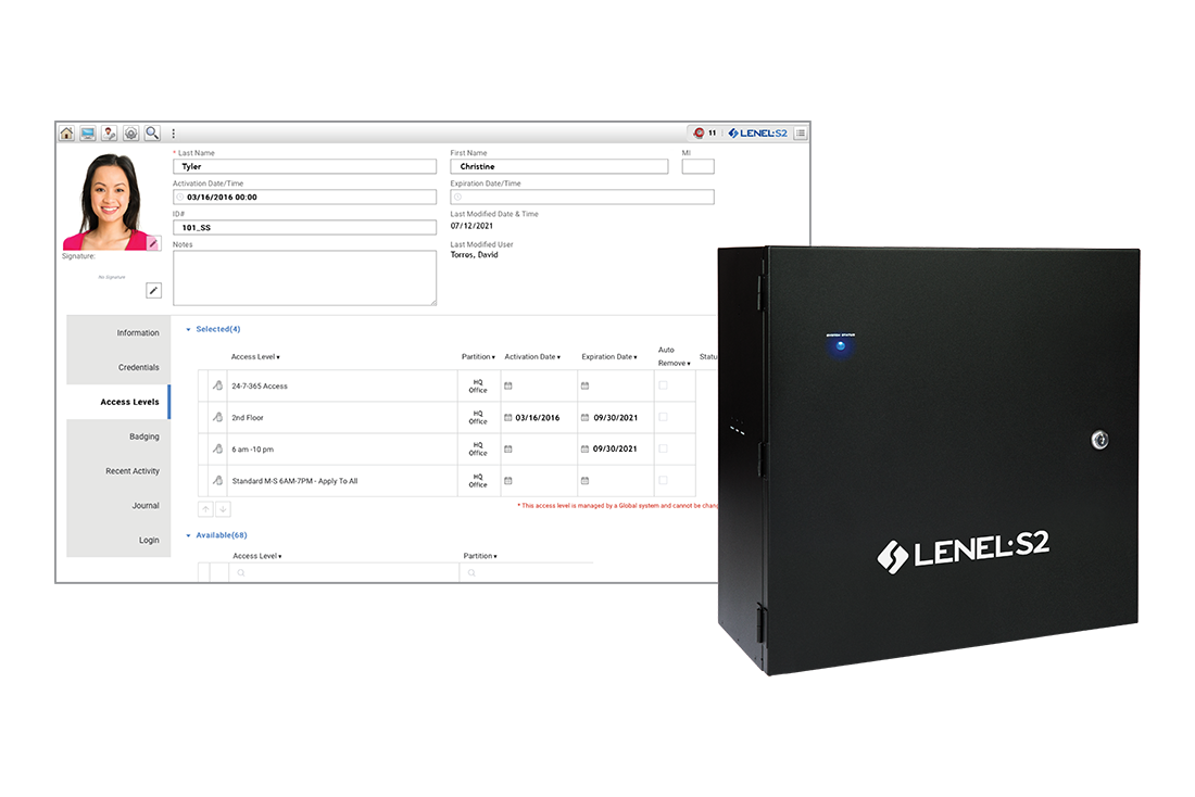 LenelS2 NetBox  User Interface