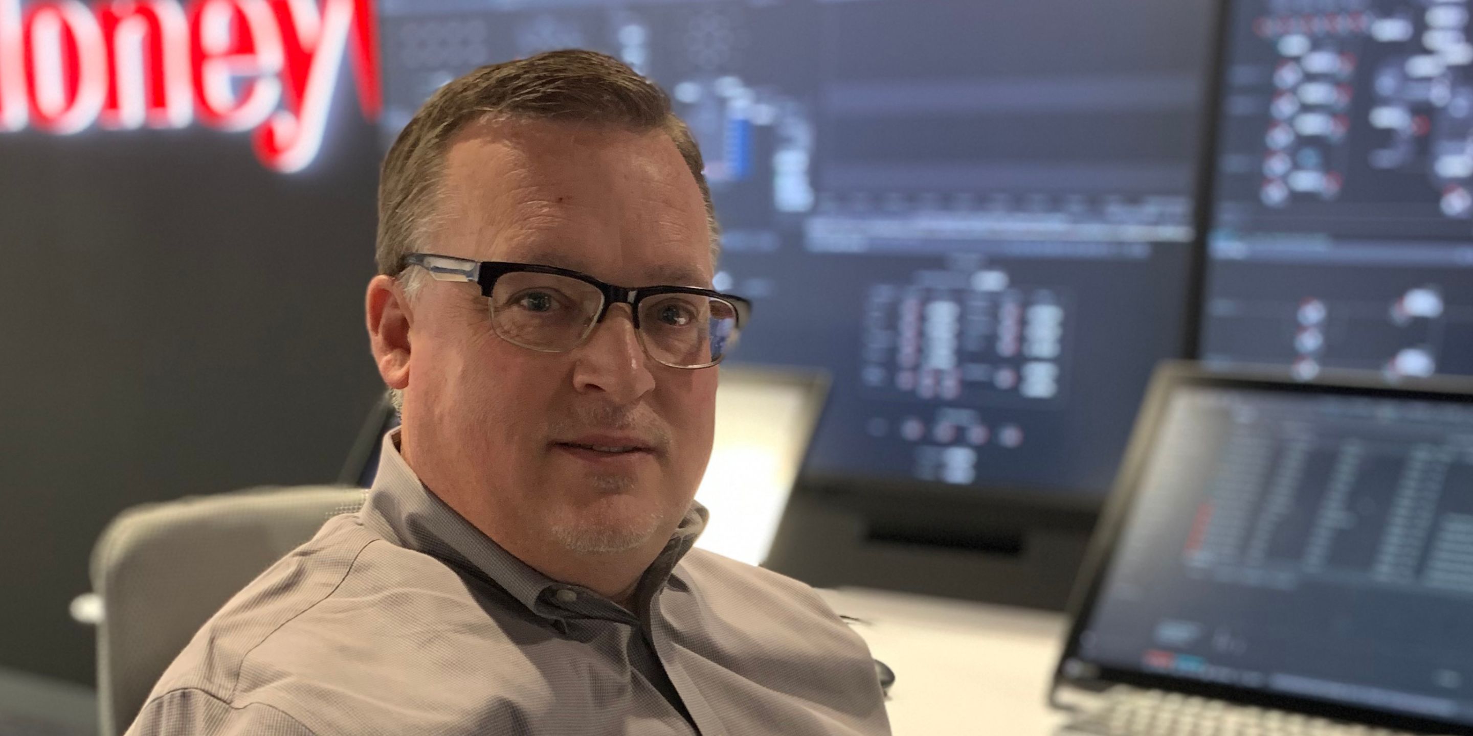 Chris Jones at a Honeywell facility