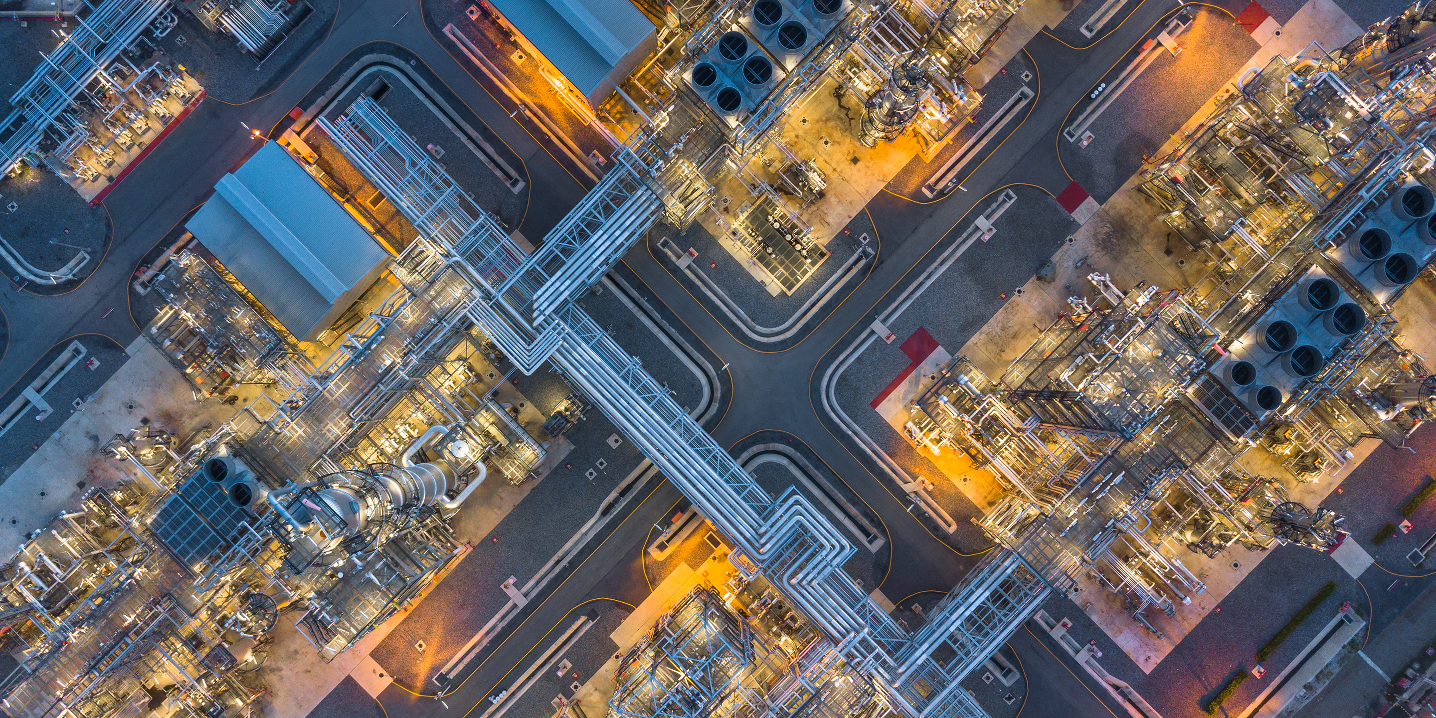 Industrial Area Top View